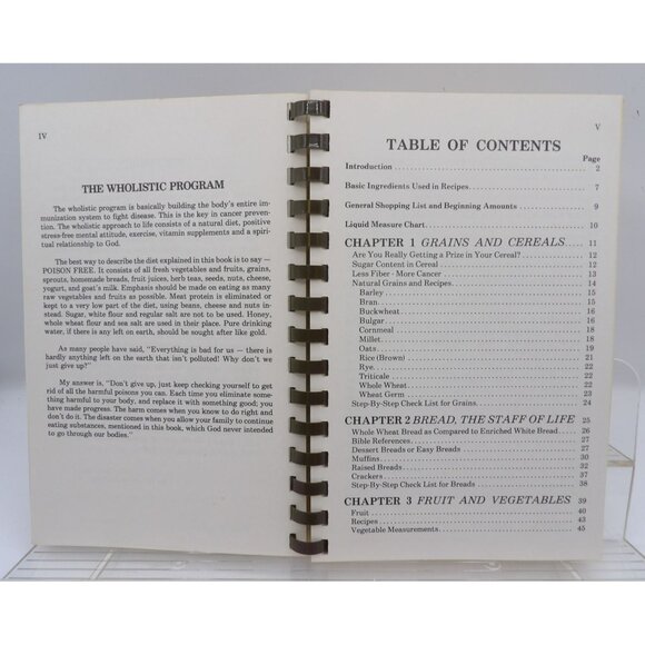 Step-By-Step To Natural Food By Diane Campbell Spiral Cookbook - Picture 3 of 6